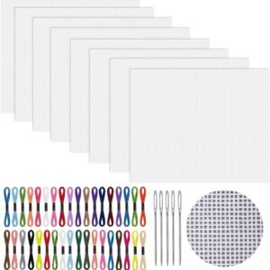 Cornerstone 8-Pack 24" x 30" 14-Mesh Needlepoint Canvas Set