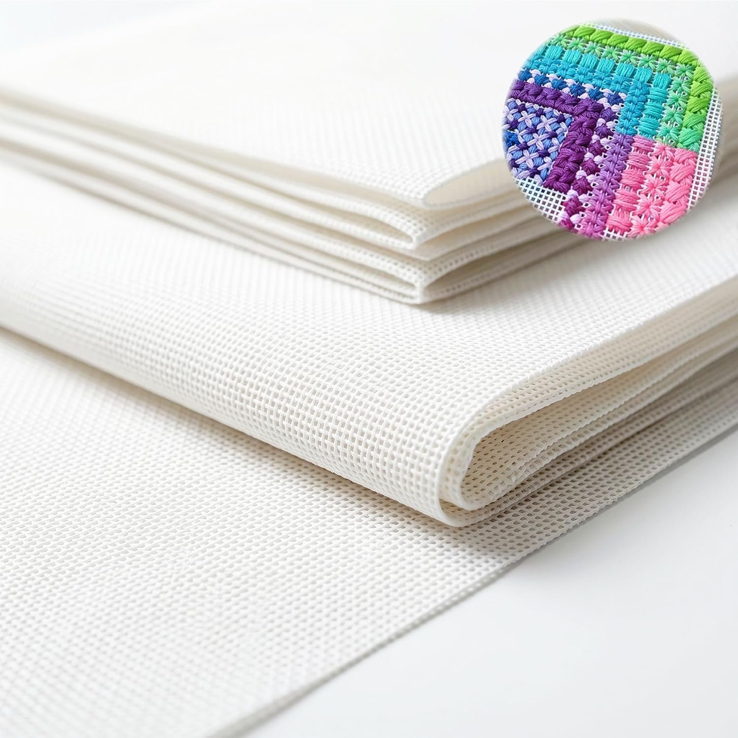 Cornerstone 6-Piece 18" x 12" 18-Mesh Needlepoint Canvas Set