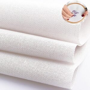 Cornerstone 3-Pack 20" x 20" 14-Mesh White Needlepoint Canvas for Embroidery